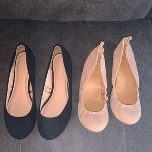 Lane Bryant Black women’s size 9W flats tan flats size 9